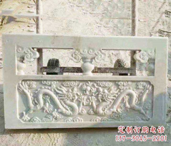 长沙园林石浮雕栏板景观石雕