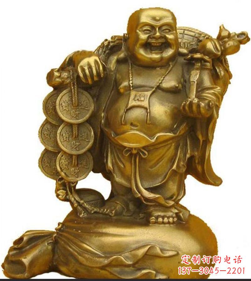 长沙招财弥勒佛铜雕
