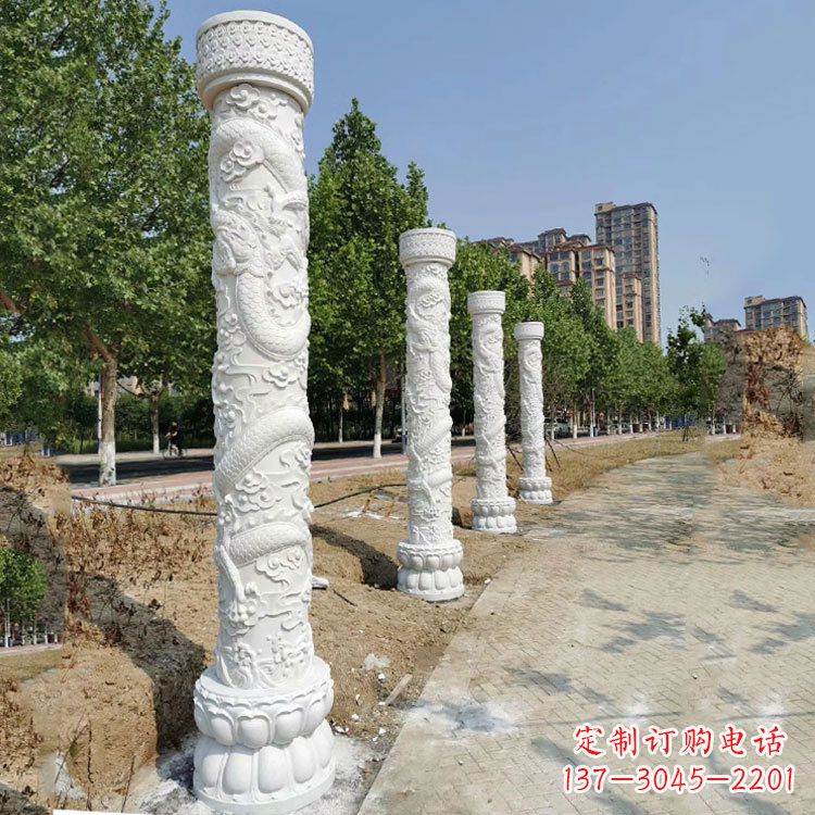 长沙中国龙柱雕刻