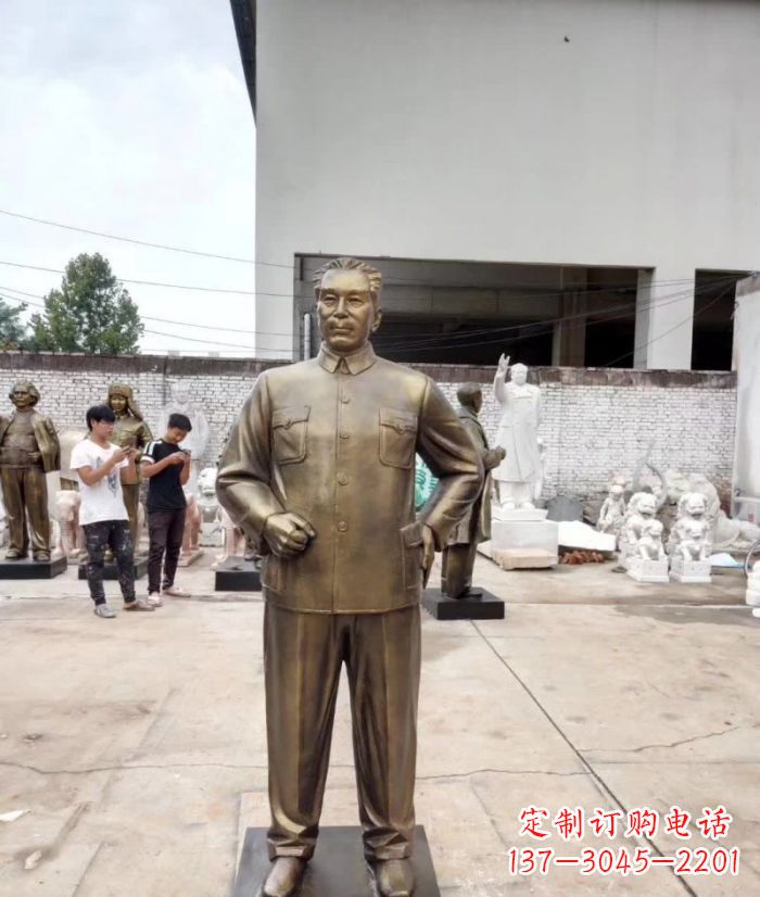 长沙周恩来铜雕 (3)