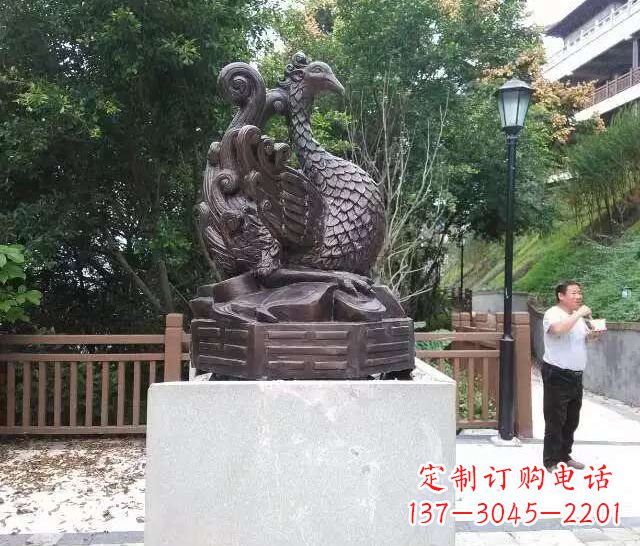 长沙朱雀神兽雕塑