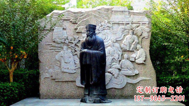 长沙朱熹古代名人铜雕_2