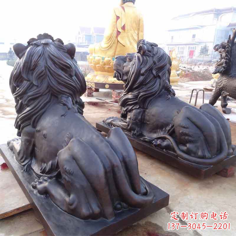 长沙铸铜汇丰狮子