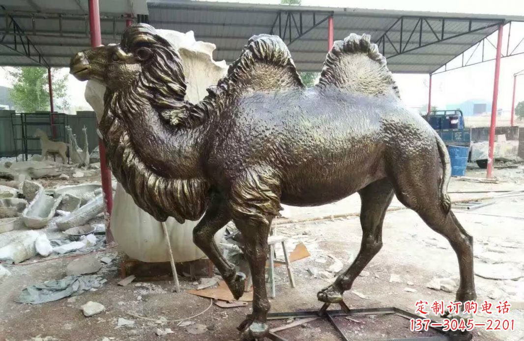 长沙铸铜骆驼雕塑 (2)