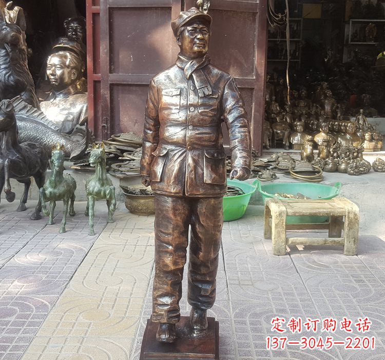 长沙铸铜青年时期毛主席
