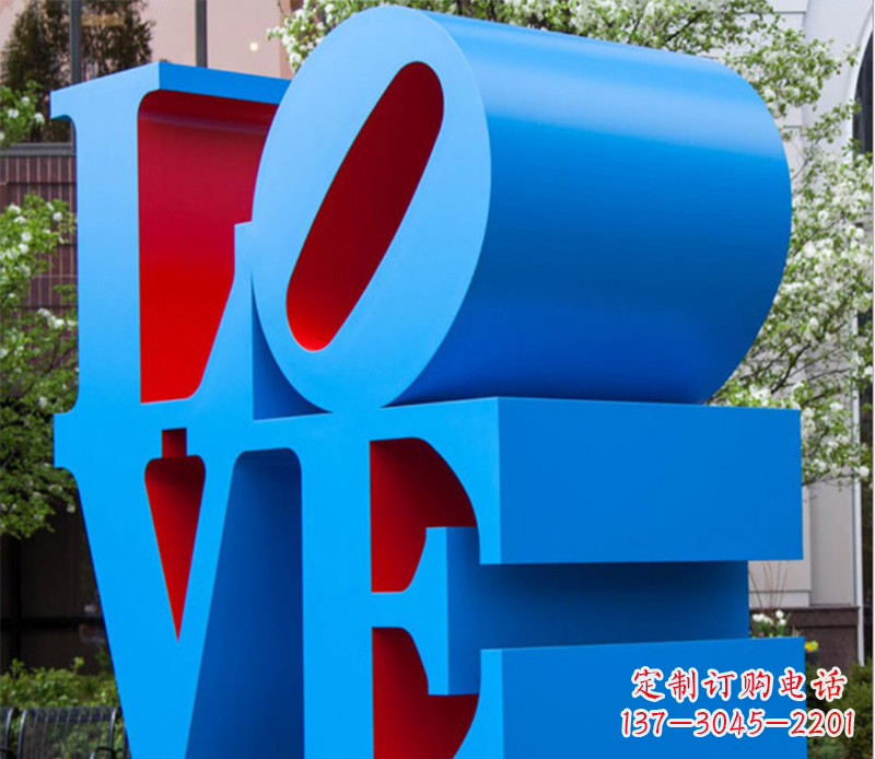 长沙字母雕塑不锈钢
